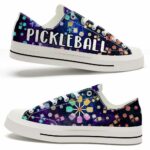 LTS-U-Hobb-GP-Pklb-220509VY10 @ Pickleball Galaxy Patter-Pickleball Galaxy Pattern Low Top Shoes