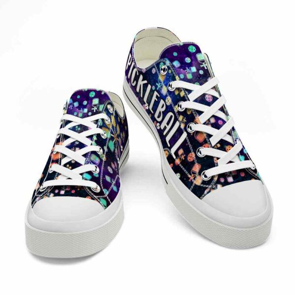 LTS-U-Hobb-GP-Pklb-220509VY10 @ Pickleball Galaxy Patter-Pickleball Galaxy Pattern Low Top Shoes