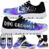 SS-U-Job-Vy1WateLoveHear-Dgrm-0-Dog Groomer Blue Purple Love Sneakers Shoes