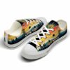 LTS-U-Hobb-RDT-Dgof-220531VY10 @ Disc Golf Retro Dawn Thro-Disc Golf Retro Custom Name Low Top Shoes