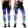 LEGG-W-Job-VY1GrooLoveWateGrd-Dgrm-0-Dog Groomer Watercolor Purple Love Leggings