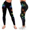 LEGG-W-Job-GrooToolPetGroo-Dgrm-0-Dog Groomer Watercolor Paws Leggings