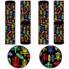 SOCK-U-Hobb-CP-Dgof-211218NA10-Disc Golf Colorful Pattern Socks