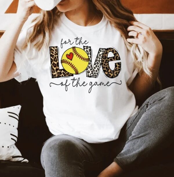 TS-U-Hobb-LOTG-Sbal-0-Softball Leopard Love Of The Game T-Shirt