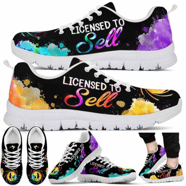 SS-U-Job-WGL-Relt-210619VY10 @ Real Estate Watercolor Girl Licensed-Realtor Watercolor Licensed To Sell Sneakers