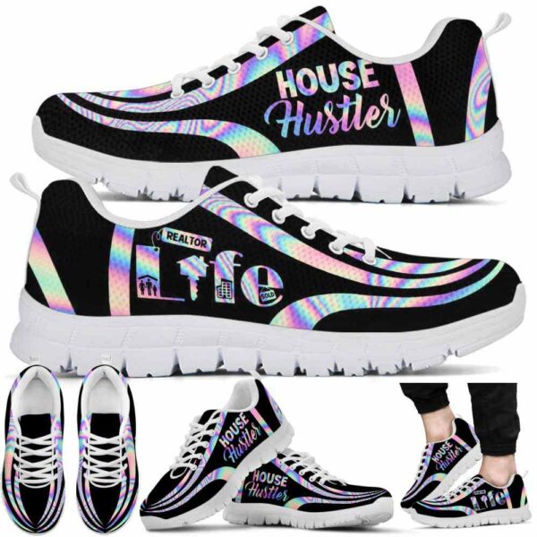 SS-U-Job-HHH-Relt-210619VY10 @ Real Estate Hologram House Hustler-Realtor Hologram Line House Hustler Sneakers