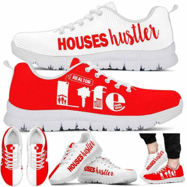 SS-U-Job-RWHH-Relt-210619VY10 @ Real Estate Red White House Hustler-Realtor Red White House Hustler Sneakers