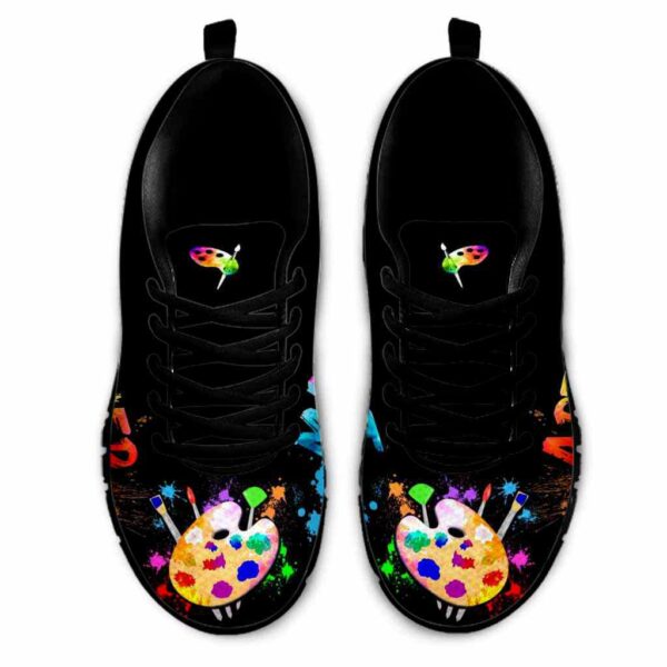 SS-U-Job-WP-Atcr-210716VY10 @ Art Teacher Watercolor Palett-Art Teacher Watercolor Palette Make Art Sneakers