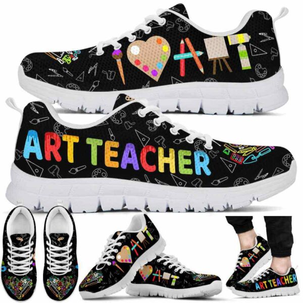SS-U-Job-ILA-Atcr-210712VY10 @ Art Teacher I Love Ar-Art Teacher Hearts I Love Art Sneakers