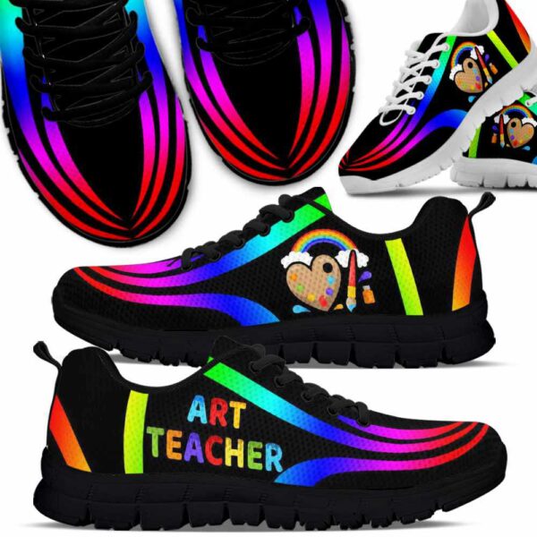 SS-U-Job-RL-Atcr-210712VY10 @ Art Teacher Rainbow Lin-Art Teacher Rainbow Line Sneakers