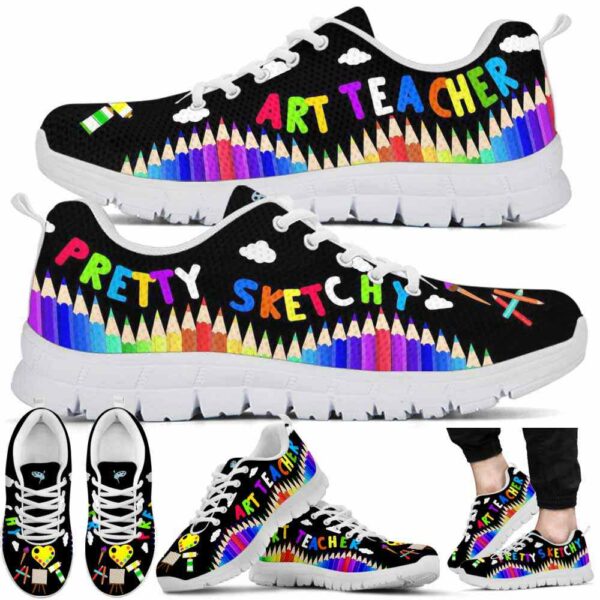 SS-U-Job-PPS-Atcr-210712VY10 @ Art Teacher Pencil Pretty Sketch-Art Teacher Pencils Pretty Sketchy Sneakers