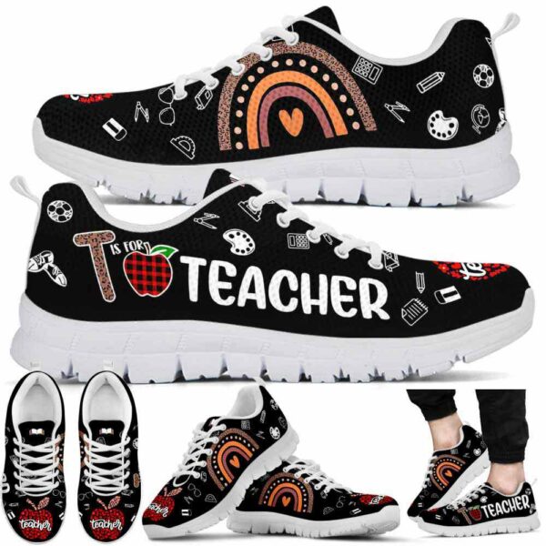 SS-U-Job-LRA-Tcer-210701VY10 @ Teacher Leopard Rainbow Apple-Teacher Leopard Rainbow Apple Sneakers