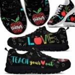 SS-U-Job-TPL-Tcer-210701VY10 @ Teacher Tools Pattern Love-Teacher Teach Your Heart Out Sneakers