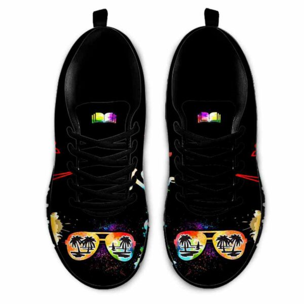 SS-U-Job-WHG-Tcer-210701VY10 @ Teacher Watercolor Hearbeat Glasses-Teacher Retired Watercolor Heartbeat Sneakers