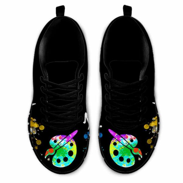 SS-U-Job-W-Atcr-220610NA10 @ Art Teacher Watercolor-Art Teacher Watercolor Heartbeat Sneakers