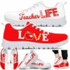 SS-U-Job-RWL-Tcer-210701VY10 @ Teacher Red White Life-Teacher Love Life Red White Sneakers