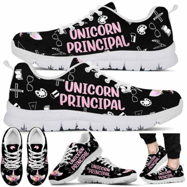 SS-U-Job-UST-T8-210614VY10 @ Principal Unicorn School Tools-Principal Unicorn Pink Sneakers