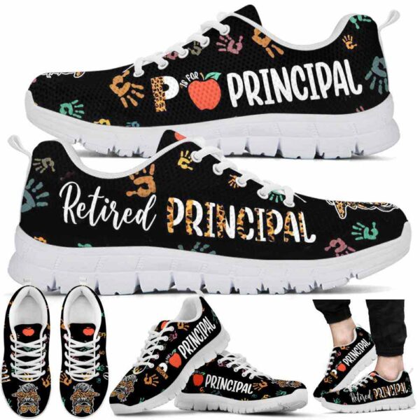 SS-U-Job-RHLT-T8-210614VY10 @ Principal Retro Hand Leopard Text-Principal Retired Leopard Sneakers