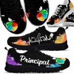 SS-U-Job-WA-T8-220610NA10 @ Principal Watercolor Apple-Principal Watercolor Heartbeat Sneakers