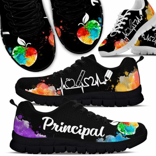 SS-U-Job-WA-T8-220610NA10 @ Principal Watercolor Apple-Principal Watercolor Heartbeat Sneakers