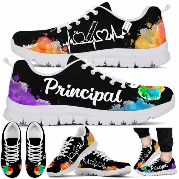 SS-U-Job-WA-T8-220610NA10 @ Principal Watercolor Apple-Principal Watercolor Heartbeat Sneakers