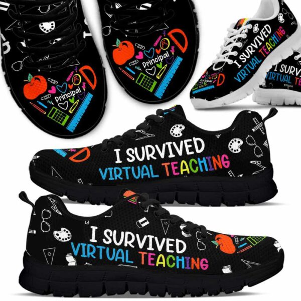SS-U-Job-ISVT-T8-210614VY10 @ Principal I Survived Virtual Teaching-Principal Survived Virtual Teaching Sneakers