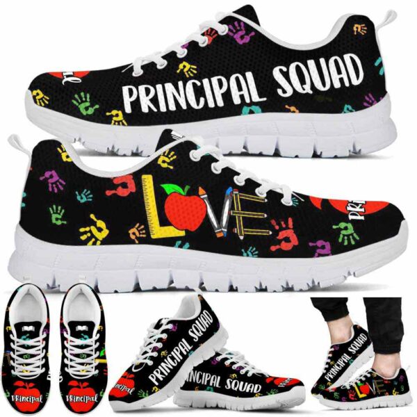 SS-U-Job-CHLT-T8-210614VY10 @ Principal Colorful Hand Love Text-Principal Squad Love Colorful Sneakers