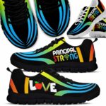 SS-U-Job-RLT-T8-210614VY10 @ Principal Raibow Line Text-Principal Strong Rainbow Line Sneakers