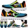SS-U-Job-RLT-T8-210614VY10 @ Principal Raibow Line Text-Principal Strong Rainbow Line Sneakers