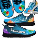 SS-U-Job-BWA-T8-220610NA10 @ Principal Blue Watercolor Apple-Principal Blue Watercolor Apple Sneakers