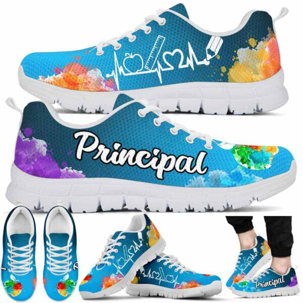 SS-U-Job-BWA-T8-220610NA10 @ Principal Blue Watercolor Apple-Principal Blue Watercolor Apple Sneakers
