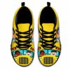 SS-U-Job-KB-Sbdr-220610NA10 @ Bus Driver Kindergarten Bus-School Bus Driver Yellow Kindergarten Bus Sneakers