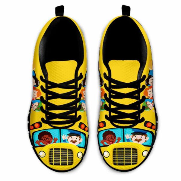 SS-U-Job-KB-Sbdr-220610NA10 @ Bus Driver Kindergarten Bus-School Bus Driver Yellow Kindergarten Bus Sneakers