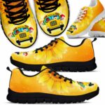 School Bus Driver Sunflower Bus Sneakers