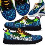 SS-U-Hobb-PS-Pklb-220610NA10 @ Pickleball Pickle Sunset-Pickleball Wave Sunset Sneakers