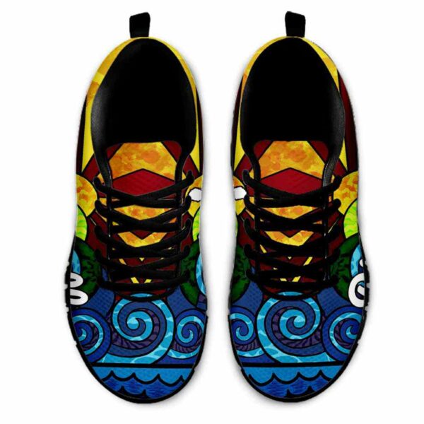 SS-U-Hobb-PS-Pklb-220610NA10 @ Pickleball Pickle Sunset-Pickleball Wave Sunset Sneakers