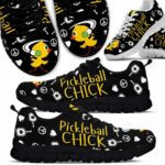 SS-U-Hobb-YCP-Pklb-210608VY10 @ Pickleball Yellow Chicken Pattern-Pickleball Chick Yellow Sneakers