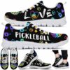 SS-U-Hobb-PPW-Pklb-210608VY10 @ Pickleball Peace Pattern Watercolor-Pickleball Love Peace Watercolor Pattern Sneakers