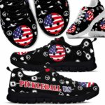 SS-U-Hobb-PLPF-Pklb-210608VY10 @ Pickleball Peace Love Patern Flag-Pickleball Usa Flag Peace Pattern Sneakers
