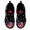 SS-U-Hobb-PLPF-Pklb-210608VY10 @ Pickleball Peace Love Patern Flag-Pickleball Usa Flag Peace Pattern Sneakers