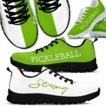 SS-U-Hobb-PS-Pklb-220610NA11 @ Pickleball Strong-Pickleball Strong Green White Sneakers