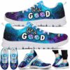 SS-U-Hobb-GTB-Pklb-210608VY10 @ Pickleball Galaxy Text Ball-Pickleball Galaxy Life Is Good Sneakers