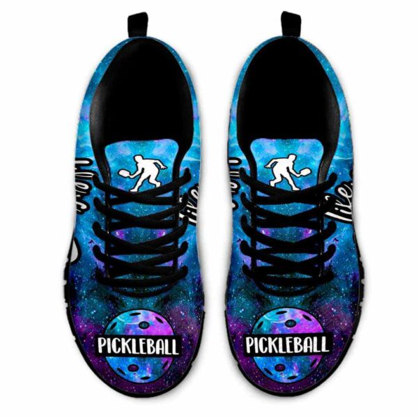 SS-U-Hobb-GTB-Pklb-210608VY10 @ Pickleball Galaxy Text Ball-Pickleball Galaxy Life Is Good Sneakers