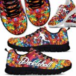 SS-U-Hobb-OP-Pklb-220610NA10 @ Pickleball Oil Paint-Pickleball Oil Paint Pattern Sneakers