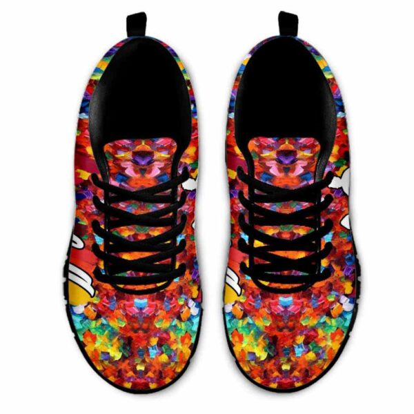 SS-U-Hobb-OP-Pklb-220610NA10 @ Pickleball Oil Paint-Pickleball Oil Paint Pattern Sneakers