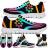 SS-U-Hobb-LRP-Pklb-210608VY10 @ Pickleball Line Rainbow Paddle-Pickleball Rainbow Line Sneakers