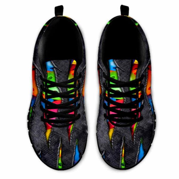 SS-U-Hobb-MC-Pklb-220610NA10 @ Pickleball Metal Claw-Pickleball Torn Dust Sneakers