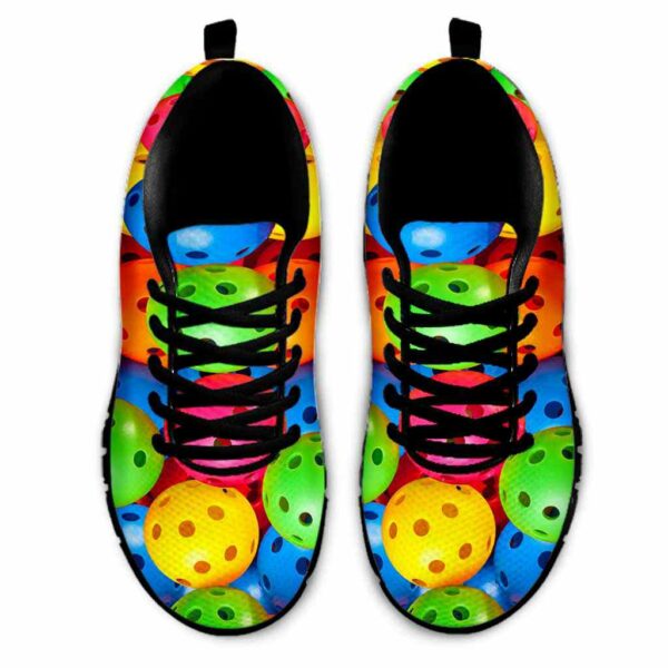 SS-U-Hobb-PC-Pklb-220610NA10 @ Pickleball Colorfull-Pickleball Colorful Balls Pattern Sneakers