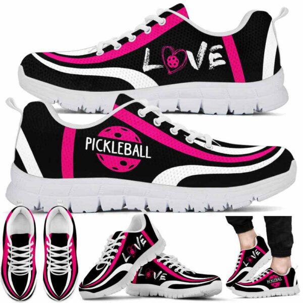 SS-U-Hobb-PLL-Pklb-210608VY10 @ Pickleball Pink Love Line-Pickleball Pink Love Line Sneakers