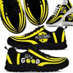 SS-U-Hobb-YL-Pklb-210608VY10 @ Pickleball Yellow Line-Pickleball Yellow Line Life Is Good Sneakers